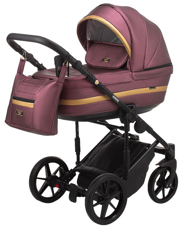 Коляска 2 в 1 Adamex Rimini ECO шкіра 100% RI-248