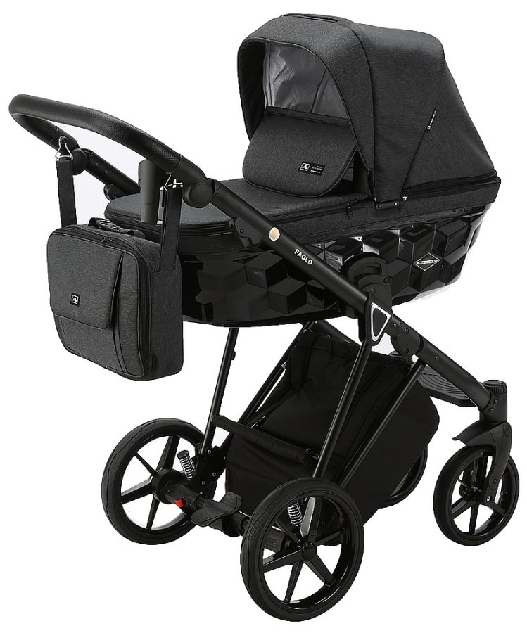 Коляска 2 в 1 Adamex Paolo TK-19 ткань