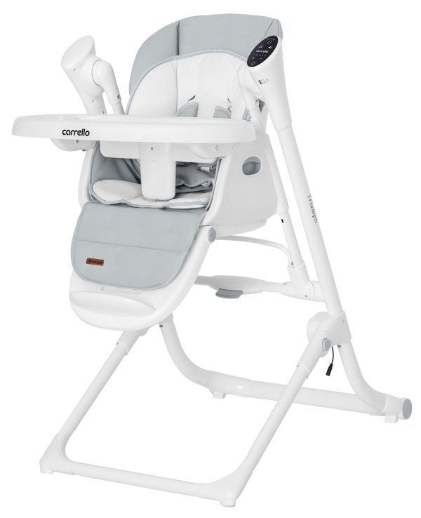 Стільчик-гойдалка CARRELLO Triumph сенсорна панель CRL-10302 Cloud Grey