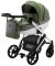 Коляска 2 в 1 Bair Next White Soft 54 зеленый