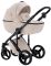 Коляска 2 в 1 Adamex Luciano jeans BC1 бежевий
