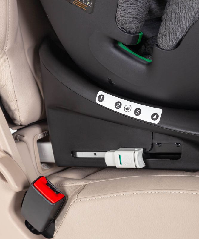 Автокресло CARRELLO Meteorit+ CRL-17515 Carbon Grey i-Size 40-150см ISOFIX с поворотом и опорной стойкой