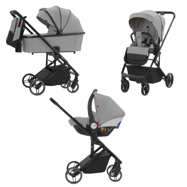 Passeggino Trio Epica 3 in 1 Space Black