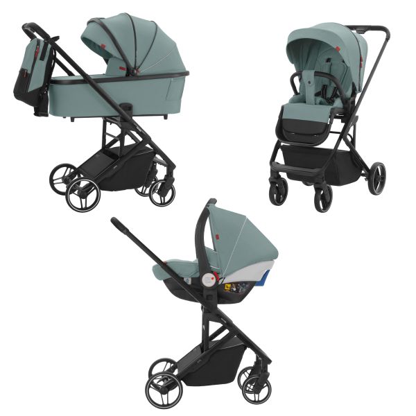 Коляска 3 в 1 CARRELLO Alfa CRL-6508 Parrot Green Коляска 3 в 1 CARRELLO Alfa CRL-6508 Parrot Green