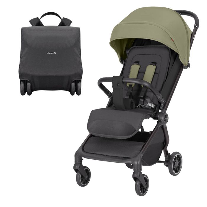 Прогулянкова коляска CARRELLO Atom S CRL-5526 Antique Green