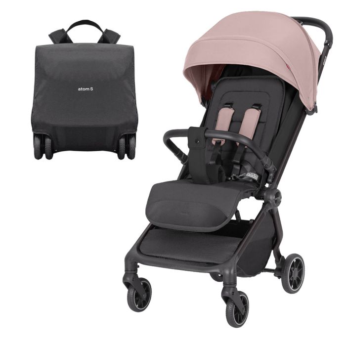 Прогулянкова коляска CARRELLO Atom S CRL-5526 Blossom Pink