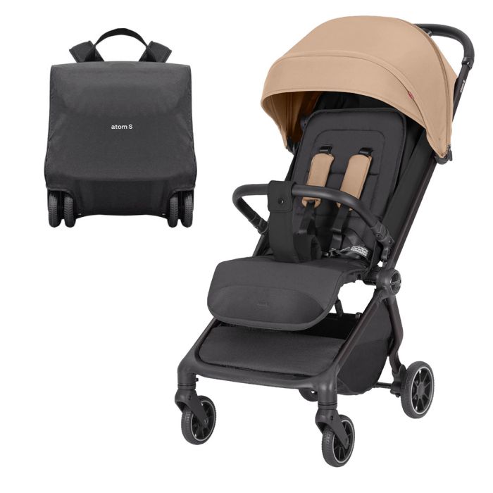 Прогулянкова коляска CARRELLO Atom S CRL-5526 Dawn Beige