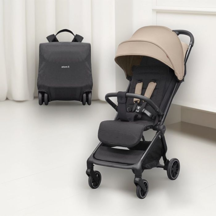 Прогулянкова коляска CARRELLO Atom S CRL-5526 Ceramic Beige