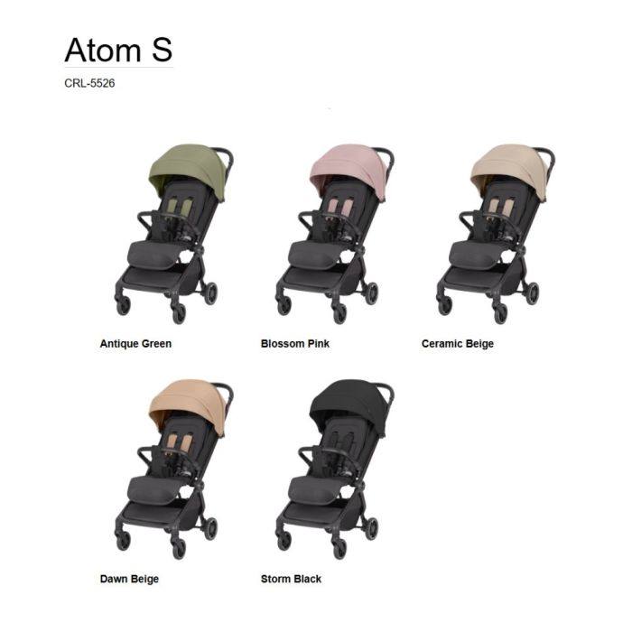 Прогулянкова коляска CARRELLO Atom S CRL-5526 Dawn Beige
