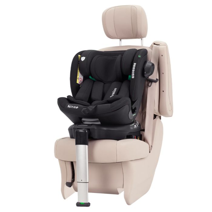 Автокрісло CARRELLO Avalon CRL-8805 Absolute Black i-Size 40-150см ISOFIX, поворот, опорна стійка