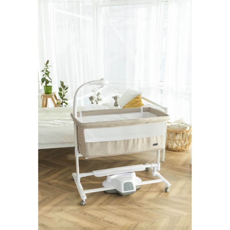 Детская кроватка-качалка CARRELLO Bloom CRL-10304 Eos Grey