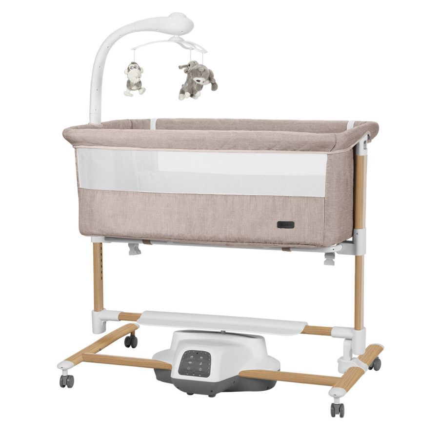 Детская кроватка-качалка CARRELLO Bloom CRL-10304 Cream Beige Wooden
