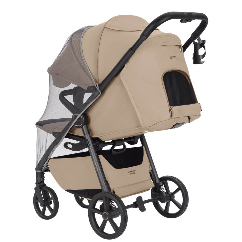 Коляска прогулочная CARRELLO Bravo Carbon CRL-5530 Ketch Beige