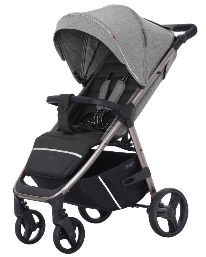 Коляска прогулочная Carrello Bravo CRL-8512/1 Metal Grey + дождевик L
