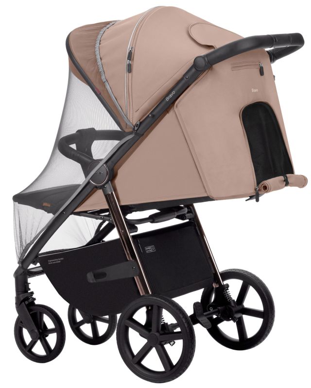 Коляска прогулочная Carrello Bravo Plus 2023 Ivory Beige