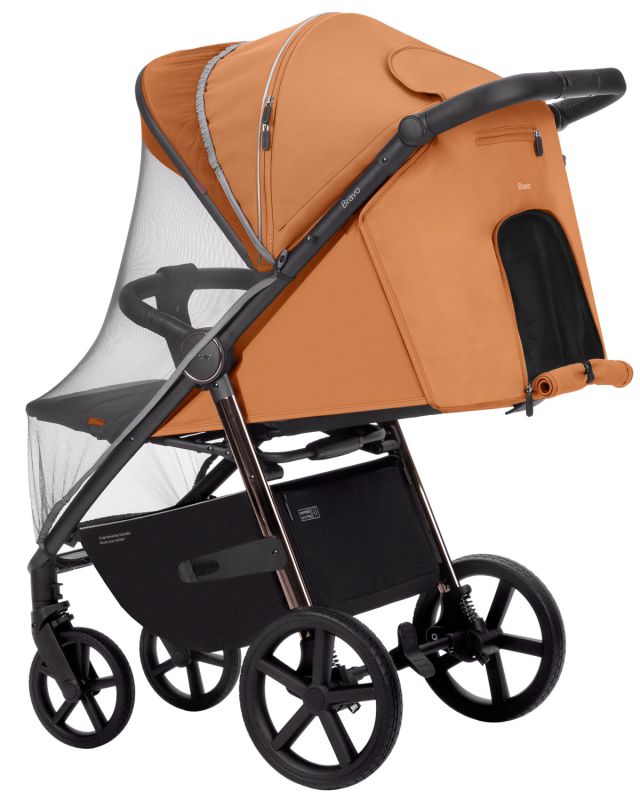 Коляска прогулочная Carrello Bravo Plus 2023 Royal Orange
