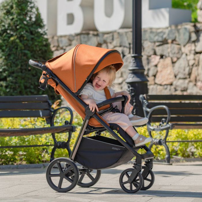 Коляска прогулочная CARRELLO Bravo CRL-5515 Tango Orange 2024 NF