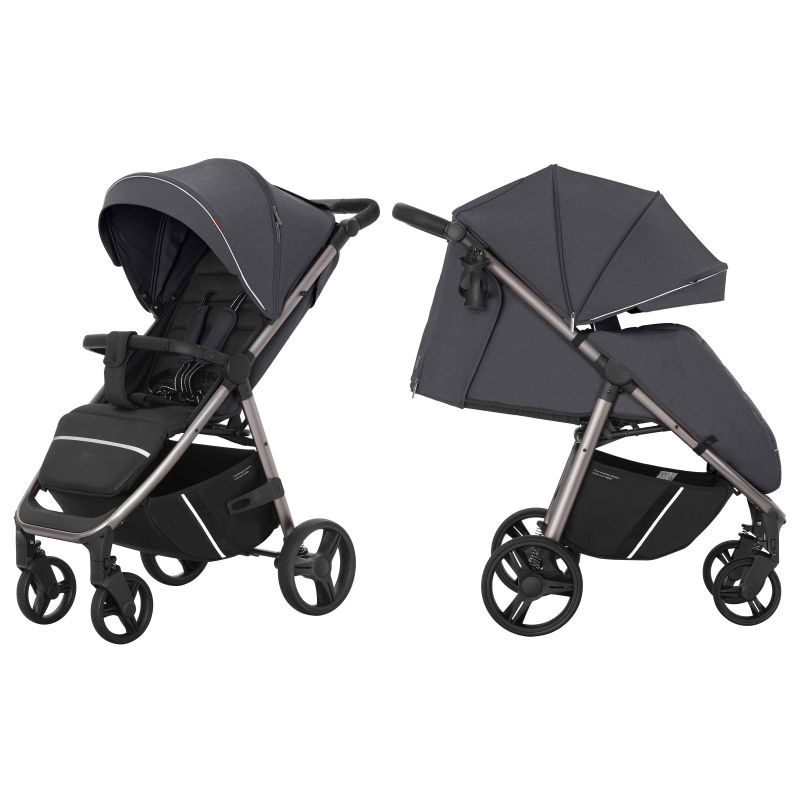 Коляска прогулочная Carrello Bravo CRL-8512/1 Serious Grey + дождевик L