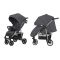 Коляска прогулочная CARRELLO Echo CRL-8508 Midnight Gray + дождевик L