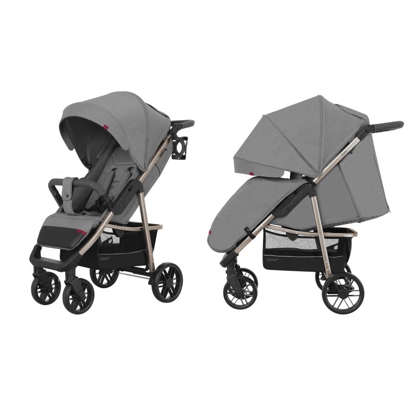 Прогулянкова коляска CARRELLO Echo CRL-8508 Rhino Gray + дощовик L