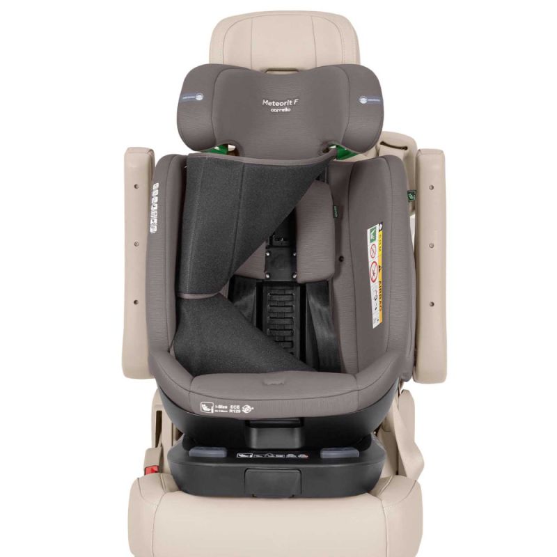 Автокресло CARRELLO Meteorit Fusion CRL-15101 Sandstone Beige i-Size 40-150см ISOFIX, поворот, опорная стойка