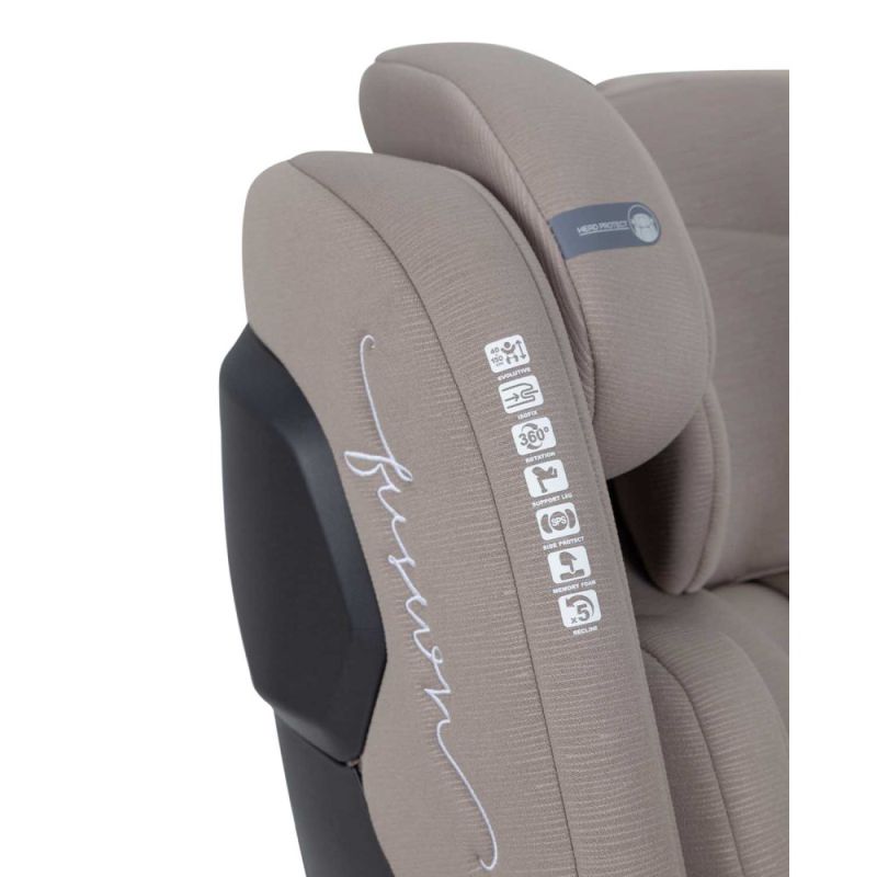 Автокресло CARRELLO Meteorit Fusion CRL-15101 Deepwater Grey i-Size 40-150см ISOFIX, поворот, опорная стойка