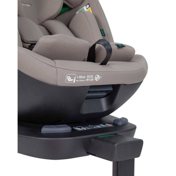 Автокресло CARRELLO Meteorit Fusion CRL-15101 Sandstone Beige i-Size 40-150см ISOFIX, поворот, опорная стойка