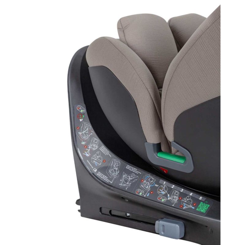 Автокрісло CARRELLO Meteorit Fusion CRL-15101 Midnight Black i-Size 40-150см ISOFIX, поворот, опорна стійка