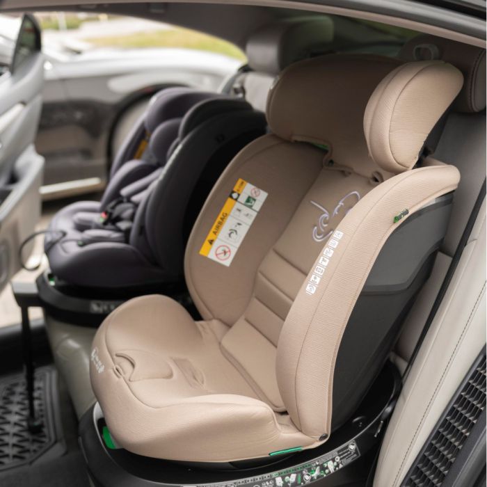 Автокрісло CARRELLO Octopus CRL-16002 Sandstone Beige i-Size 40-150см ISOFIX, поворот, опорна стійка