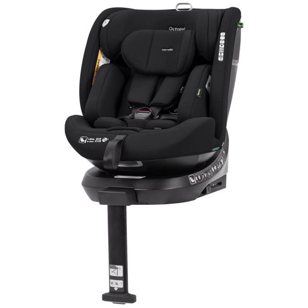 Автокрісло CARRELLO Octopus CRL-16002 Midnight Black i-Size 40-150см ISOFIX, поворот, опорна стійка Автокрісло CARRELLO Octopus CRL-16002 Midnight Black i-Size 40-150см ISOFIX, поворот, опорна стійка