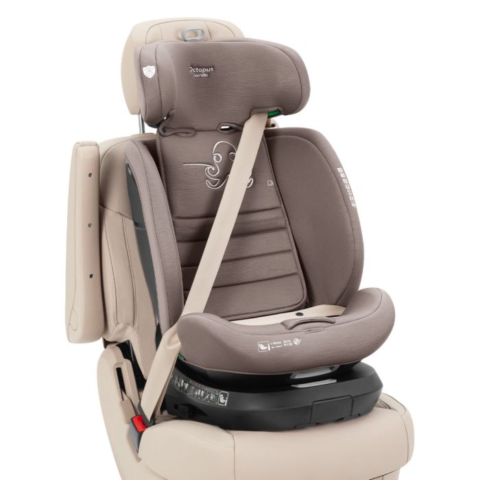 Автокрісло CARRELLO Octopus CRL-16002 Sandstone Beige i-Size 40-150см ISOFIX, поворот, опорна стійка