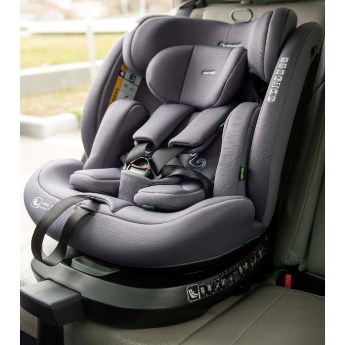 Автокрісло CARRELLO Octopus CRL-16002 Seashell Grey i-Size 40-150см ISOFIX, поворот, опорна стійка