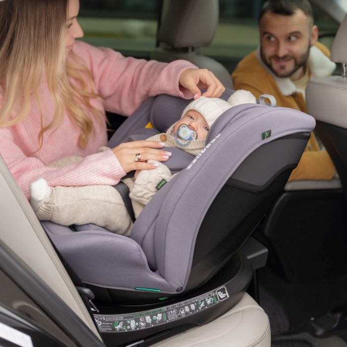 Автокресло CARRELLO Octopus CRL-16002 Seashell Grey i-Size 40-150см ISOFIX, поворот, опорная стойка