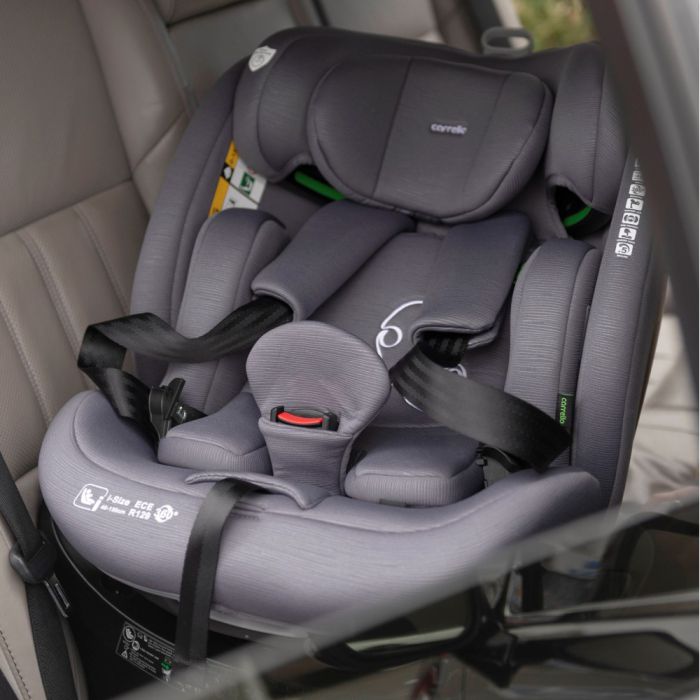 Автокресло CARRELLO Octopus CRL-16002 Seashell Grey i-Size 40-150см ISOFIX, поворот, опорная стойка