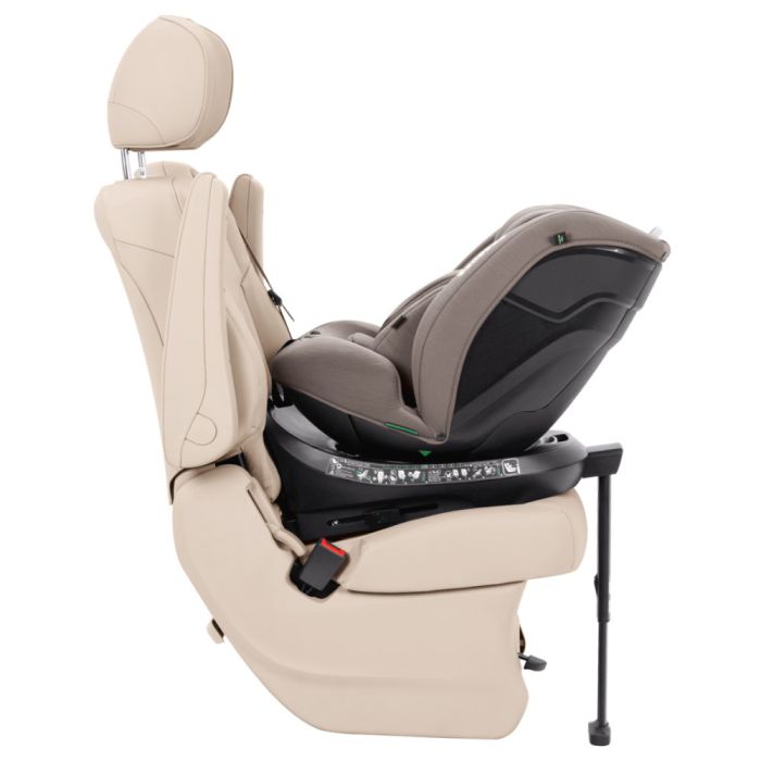 Автокрісло CARRELLO Octopus CRL-16002 Sandstone Beige i-Size 40-150см ISOFIX, поворот, опорна стійка