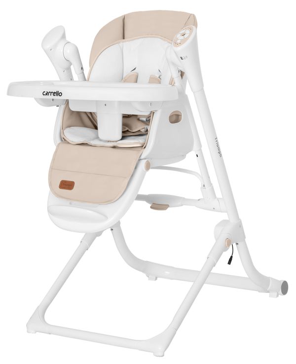 Стульчик-качели CARRELLO Triumph CRL-10302 Beige / Cream Beige /1/ MOQ Стульчик-качели CARRELLO Triumph CRL-10302 Beige / Cream Beige /1/ MOQ