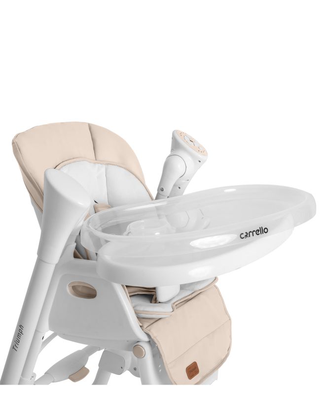 Стульчик-качели CARRELLO Triumph CRL-10302 Beige / Cream Beige /1/ MOQ
