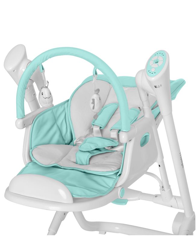 Стільчик-гойдалка CARRELLO Triumph CRL-10302 Turquoise / Mint Green /1/ MOQ