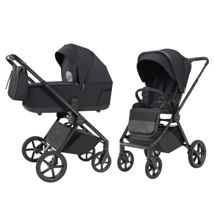 Коляска 2 в 1 CARRELLO Ultra CRL-6527 Basalt Black