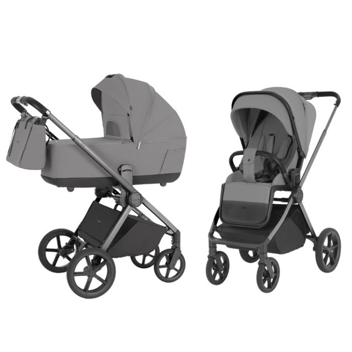 Коляска 2 в 1 CARRELLO Ultra CRL-6527 Silk Grey