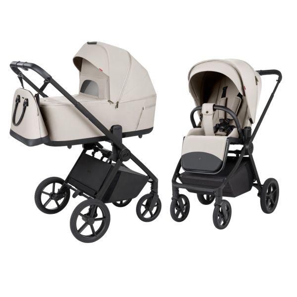 Коляска 2 в 1 CARRELLO Ultra F CRL-6556 Milk Grey