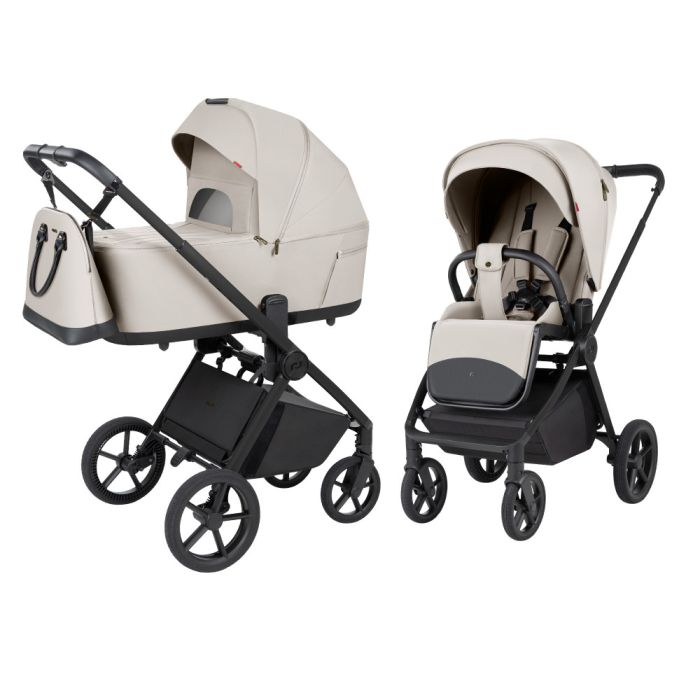 Коляска 2 в 1 CARRELLO Ultra F CRL-6556 Milk Grey