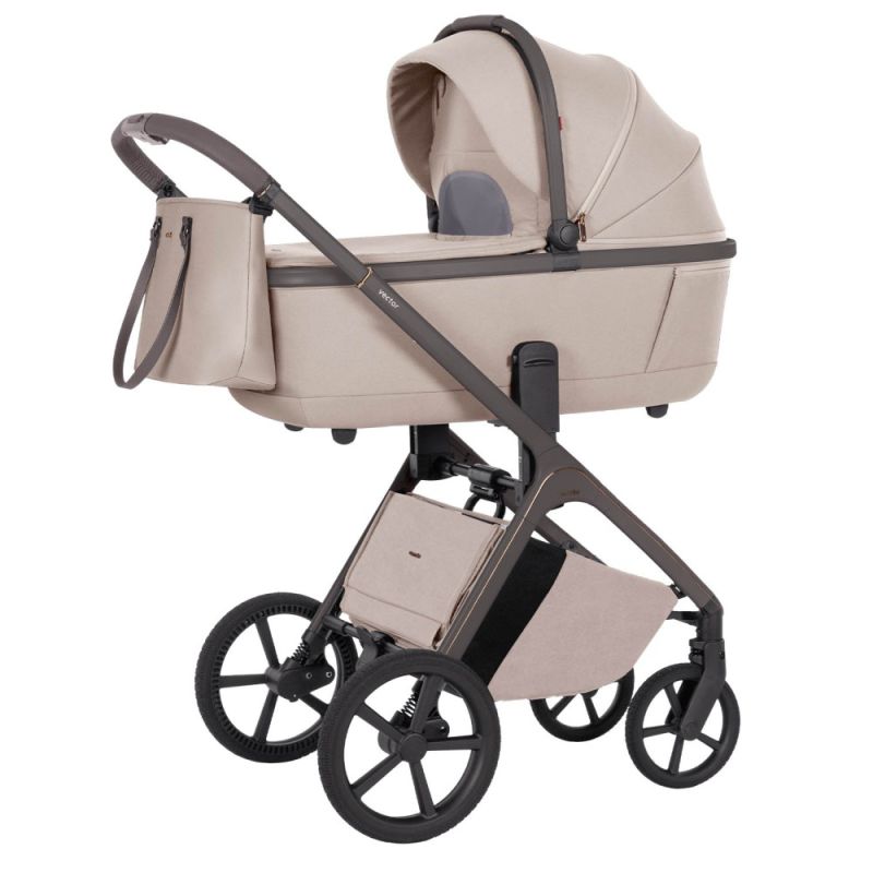Коляска 2 в 1 CARRELLO Vector CRL-6552 Angora Beige 2026
