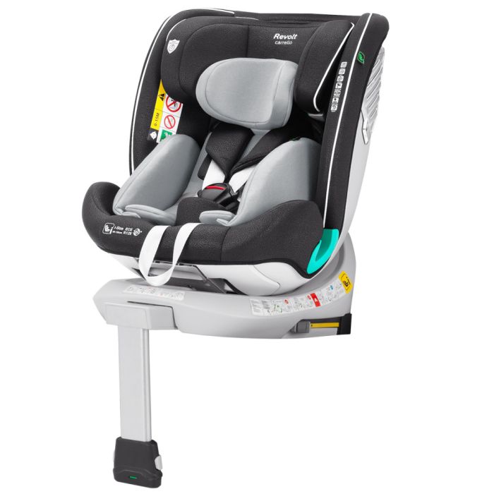 Автокрісло CARRELLO Revolt CRL-15805 Sky Grey i-Size 40-150см ISOFIX, поворот, опорна стійка