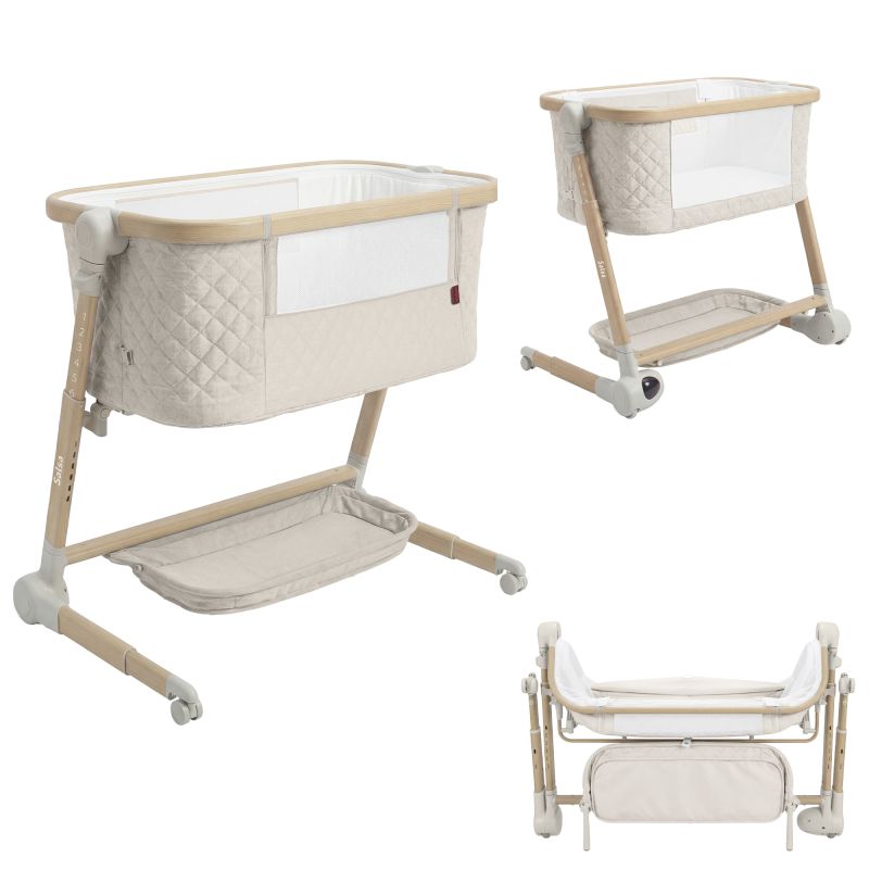 Приставная кроватка CARRELLO Salsa CRL-16507 Cremio Beige