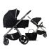 Коляска 2 в 1 Dada Flux Black