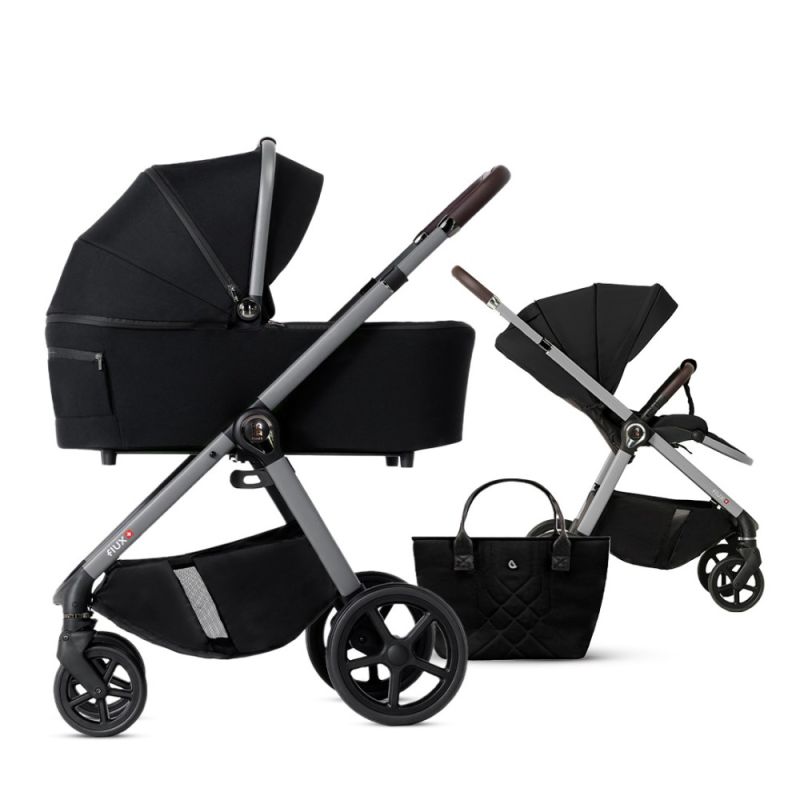Коляска 2 в 1 Dada Flux Black