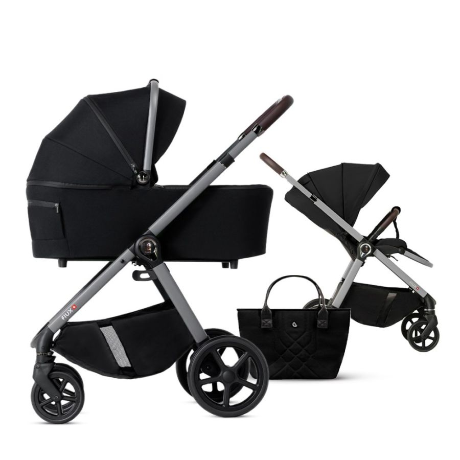 Коляска 2 в 1 Dada Flux Black