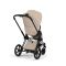 Коляска 2 в 1 Cybex Priam 5.0 Comfort Collection Cozy Beige шасси Matt Black