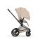 Коляска 2 в 1 Cybex Priam 5.0 Comfort Collection Cozy Beige шасси Matt Black